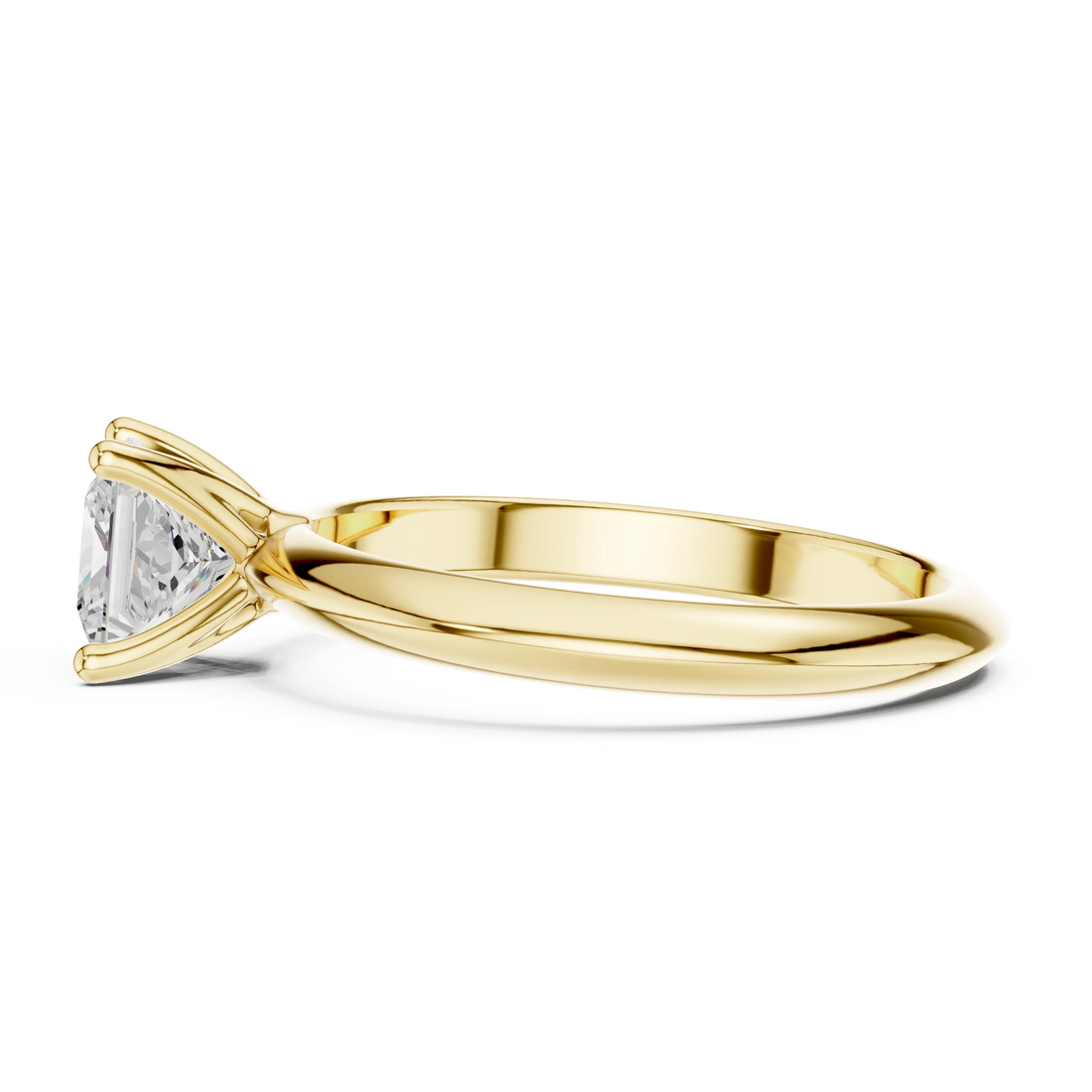 Princess Cut Diamond Solitaire Engagement Ring