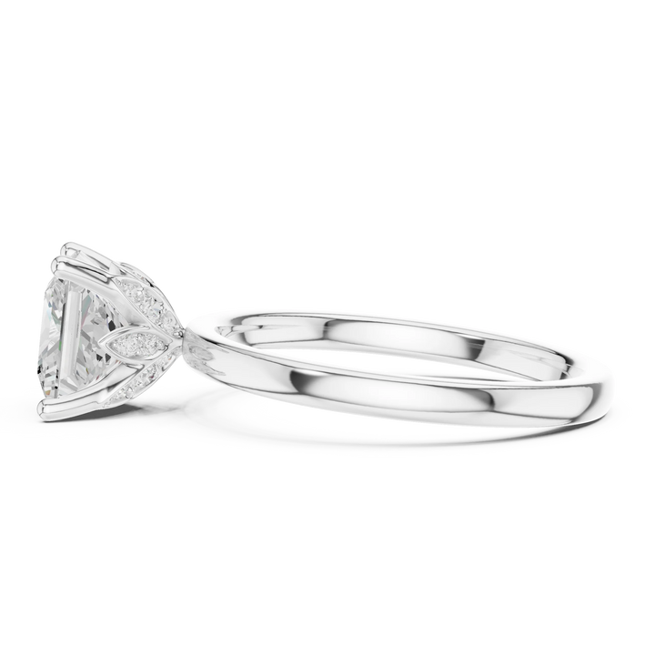 Princess Cut Diamond Solitaire Engagement Ring