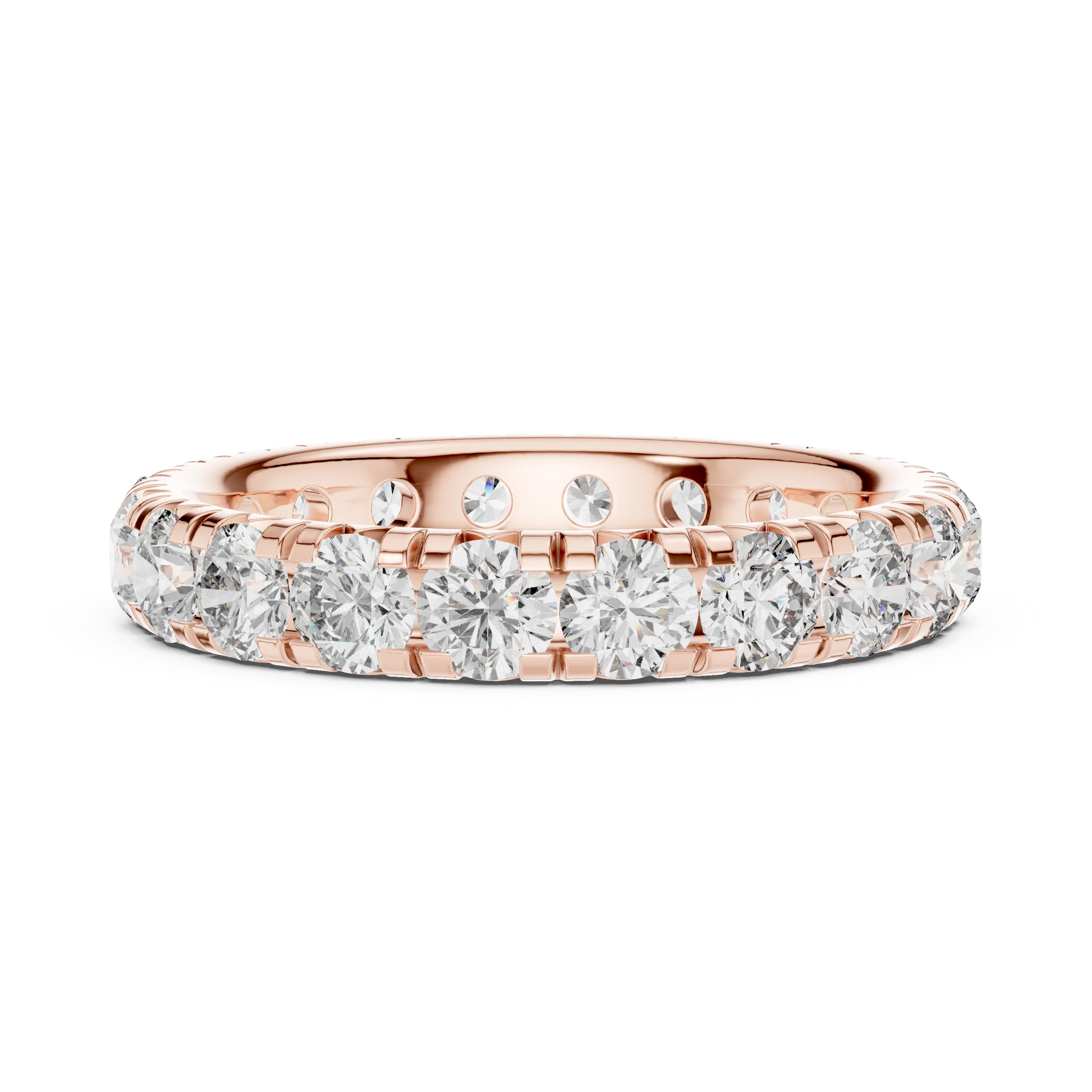 Round Brilliant Full Eternity Diamond Band