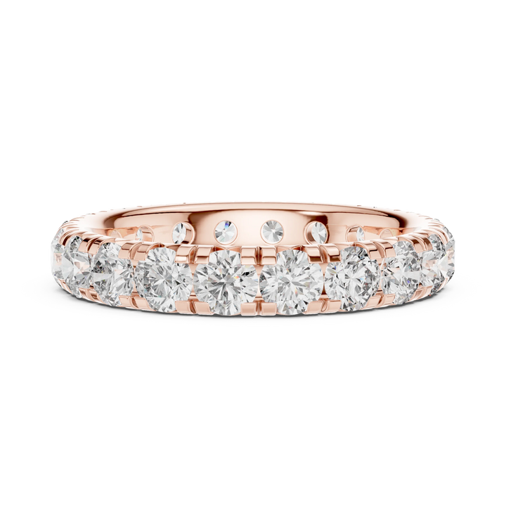 Round Brilliant Full Eternity Diamond Band
