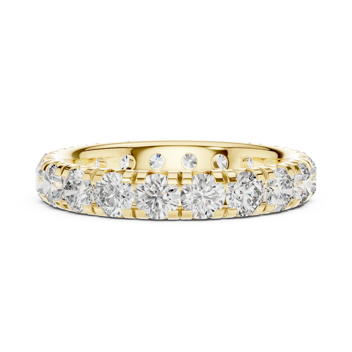 Round Brilliant Full Eternity Diamond Band