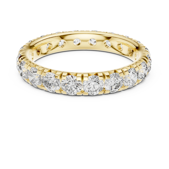 Round Brilliant Full Eternity Diamond Band