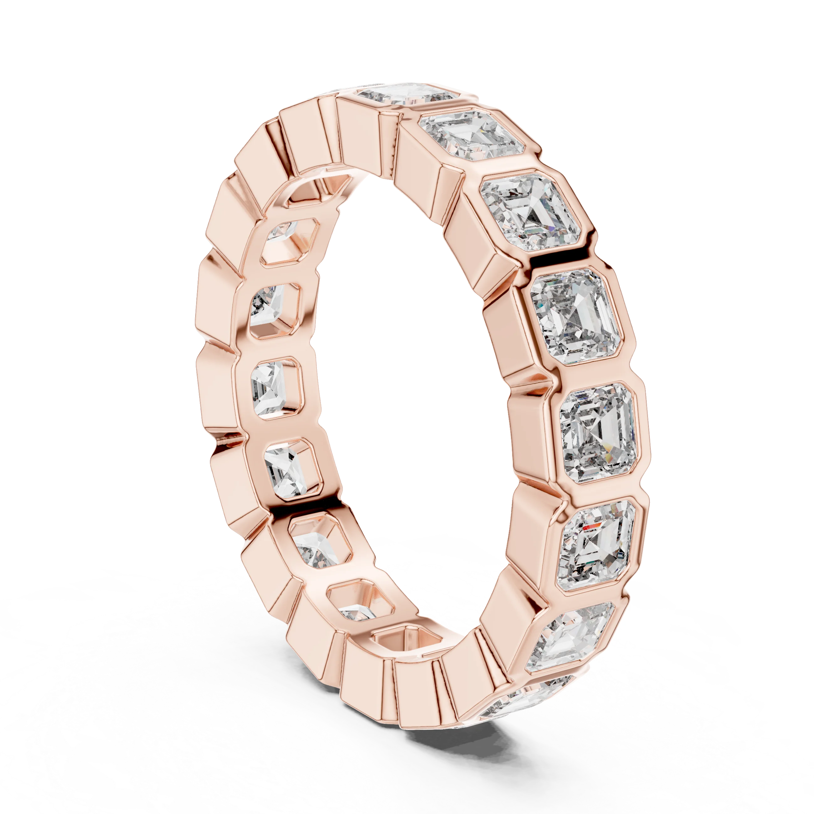 Emerald-Cut Diamond Eternity Band