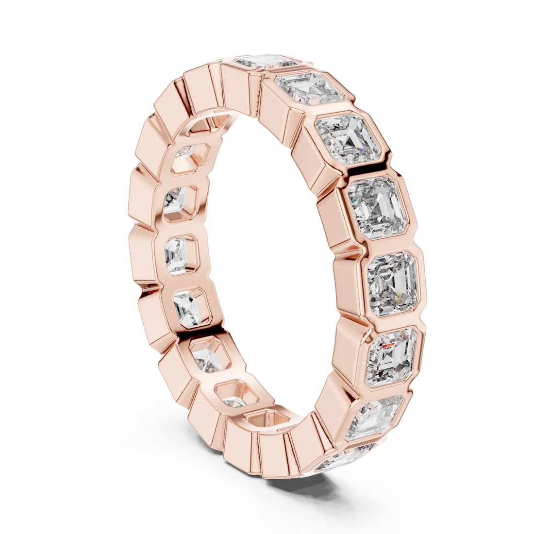 Emerald-Cut Diamond Eternity Band