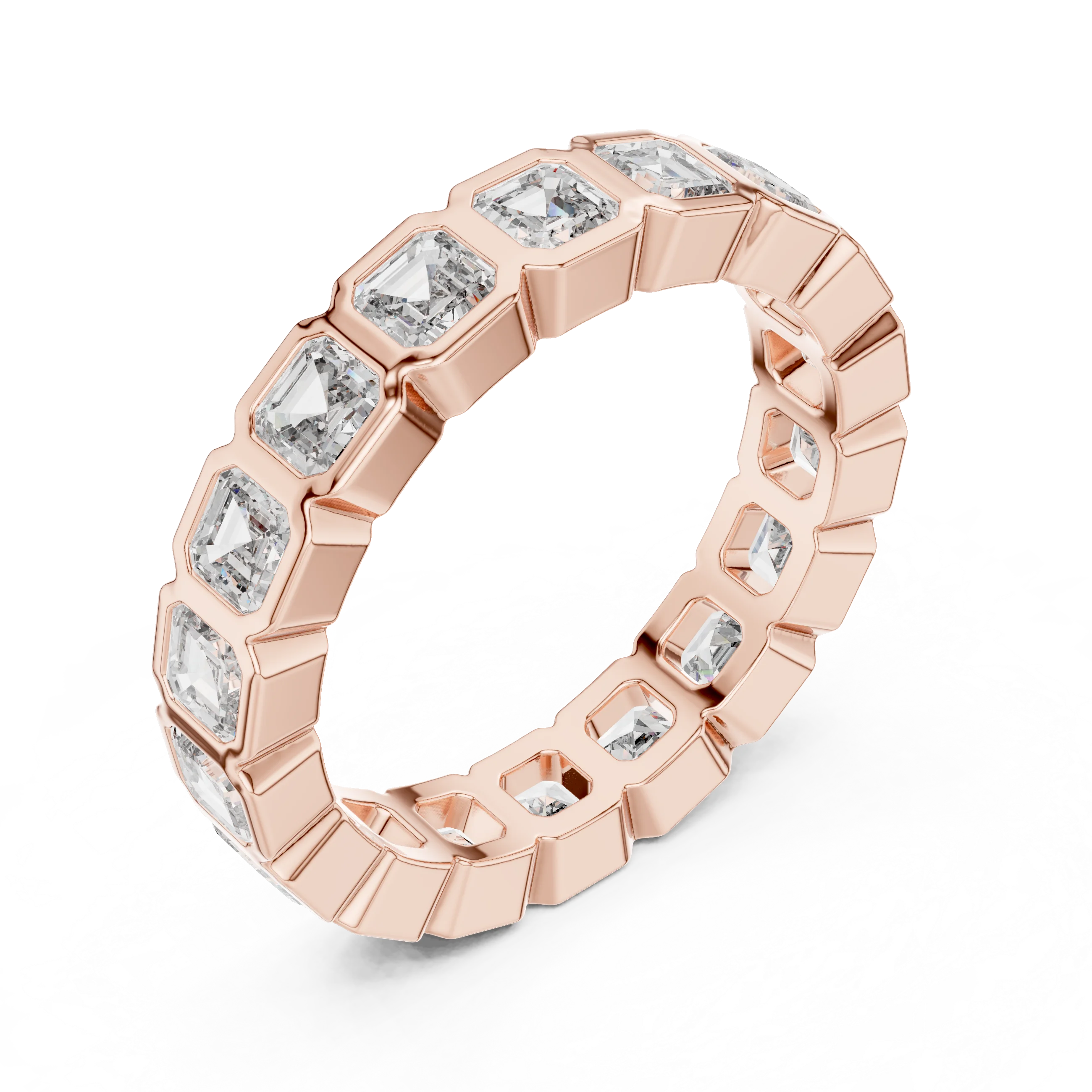 Emerald-Cut Diamond Eternity Band