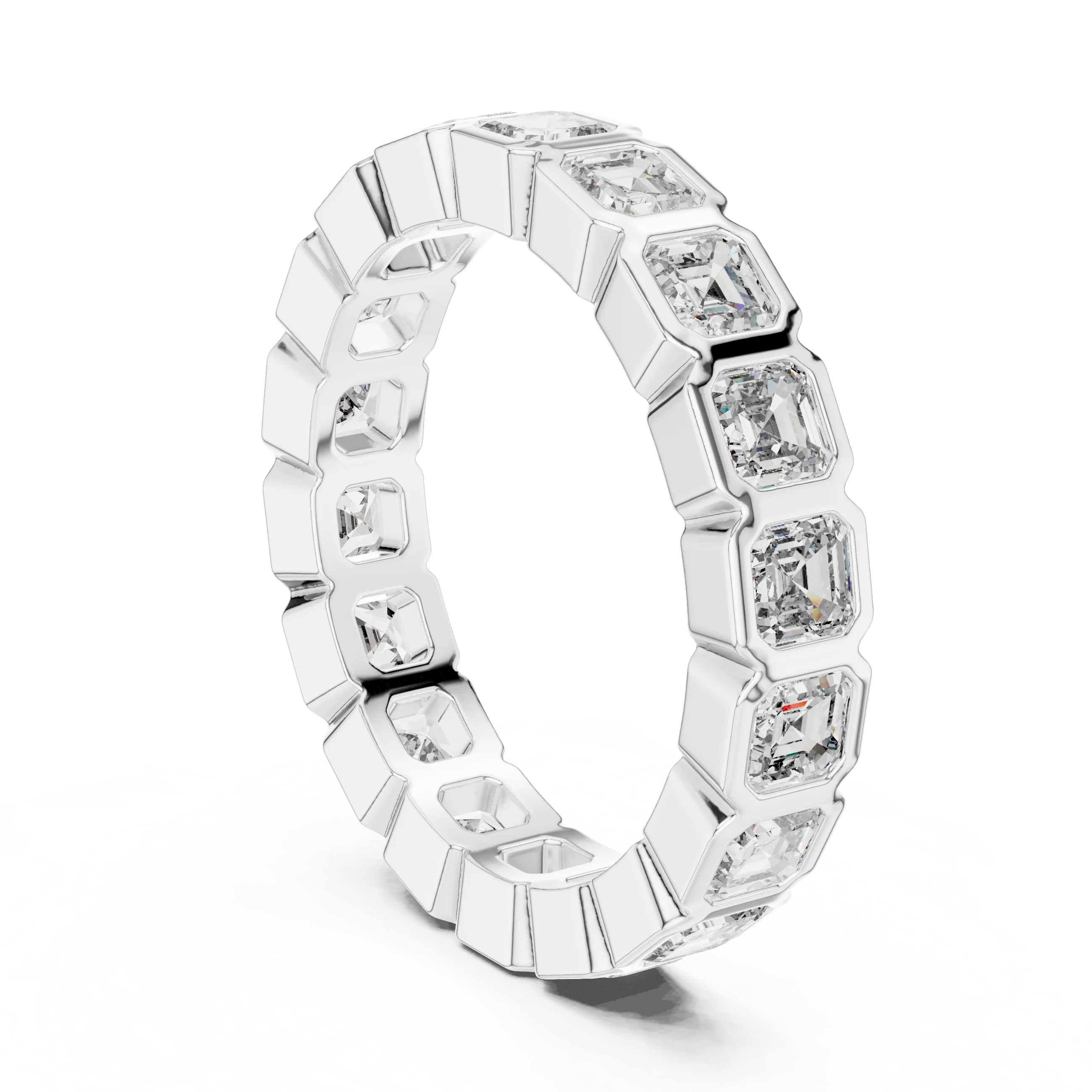 Emerald-Cut Diamond Eternity Band