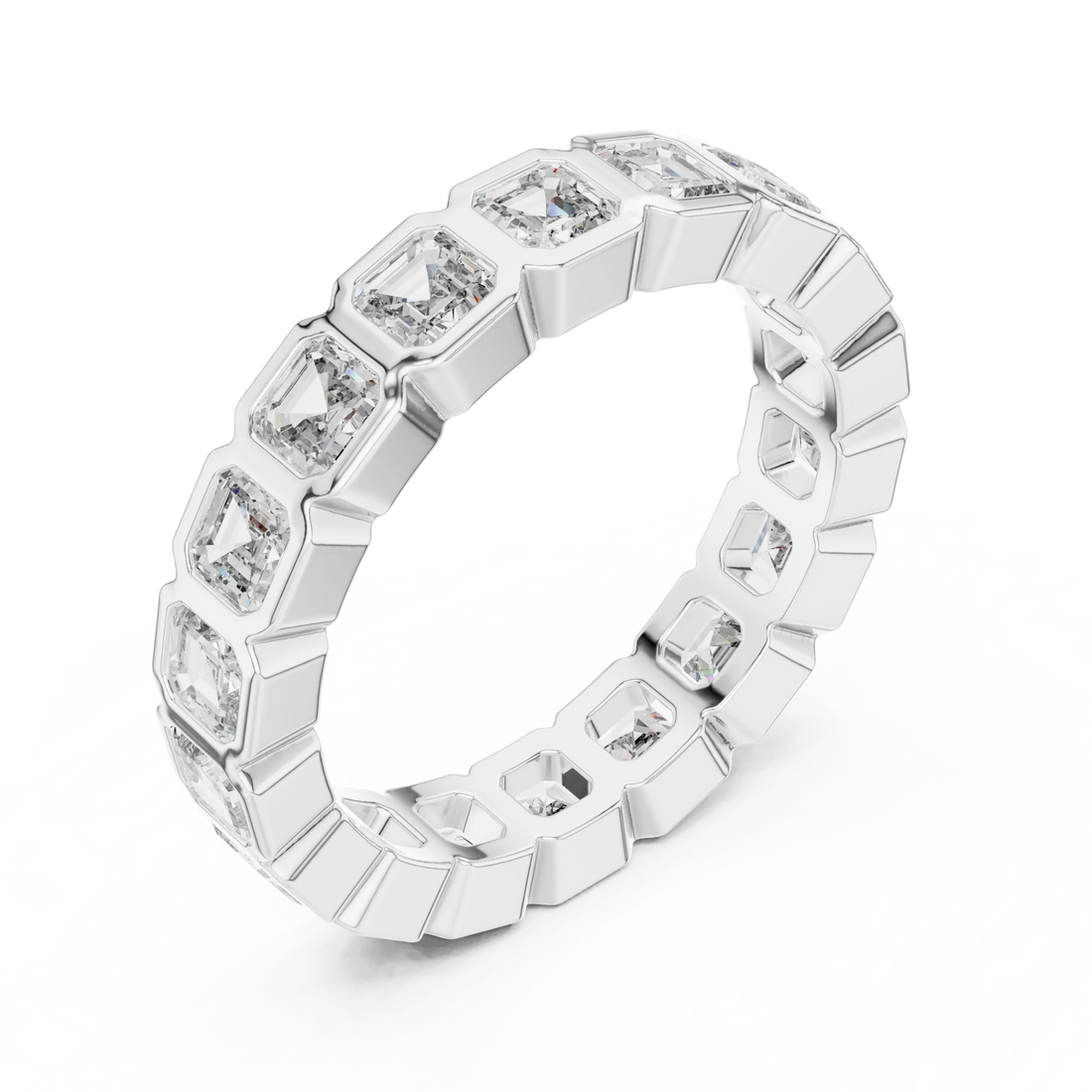 Emerald-Cut Diamond Eternity Band