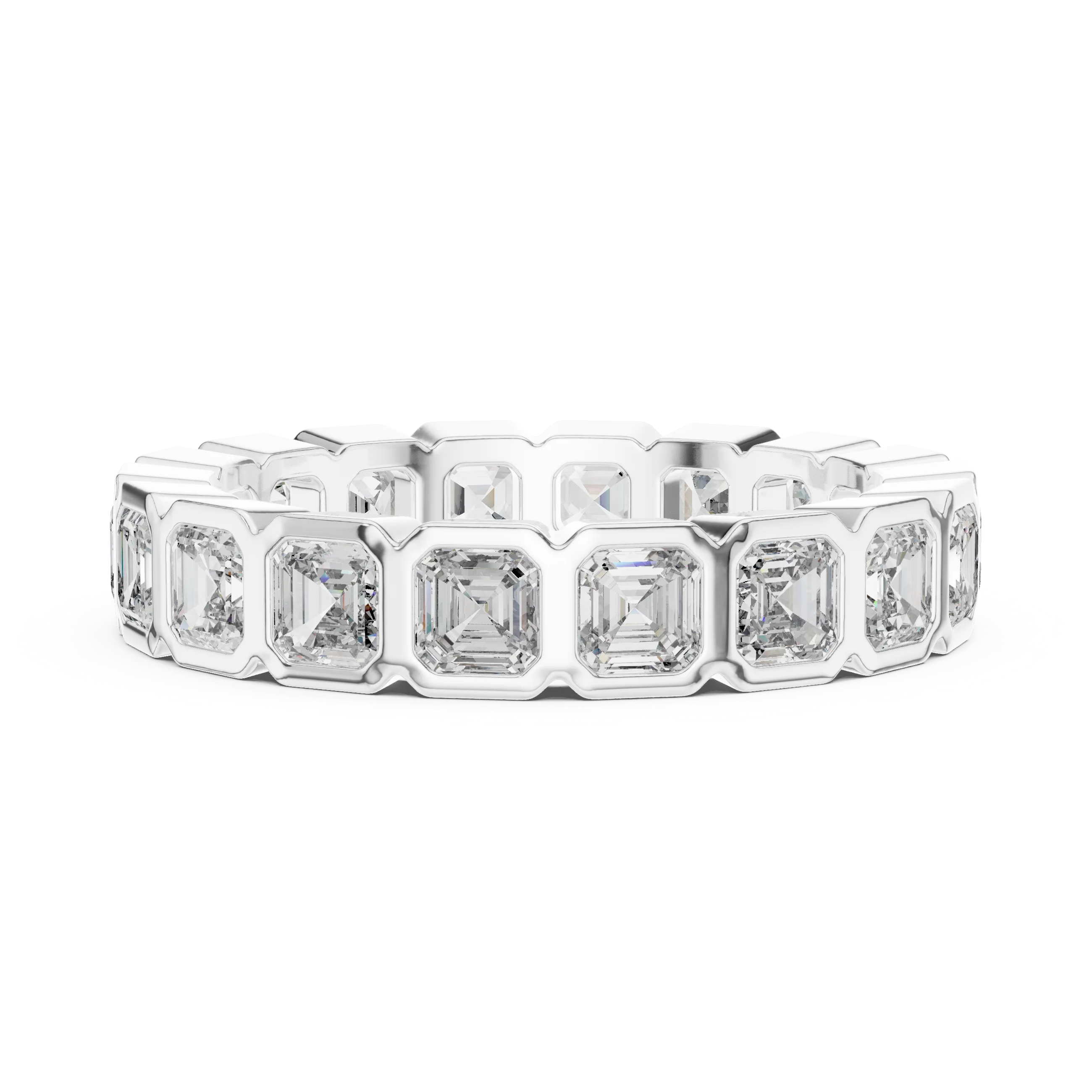 Emerald-Cut Diamond Eternity Band