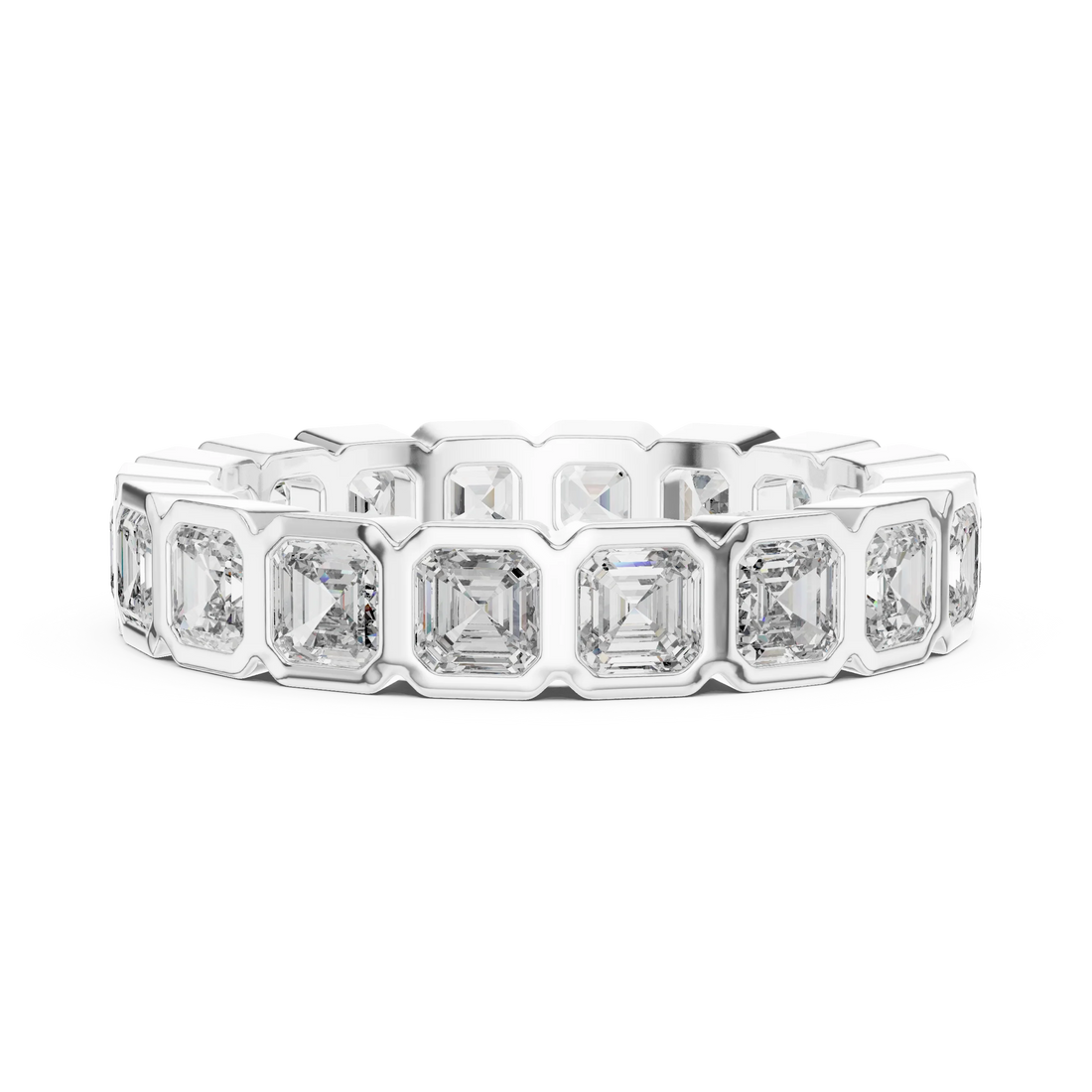 Emerald-Cut Diamond Eternity Band