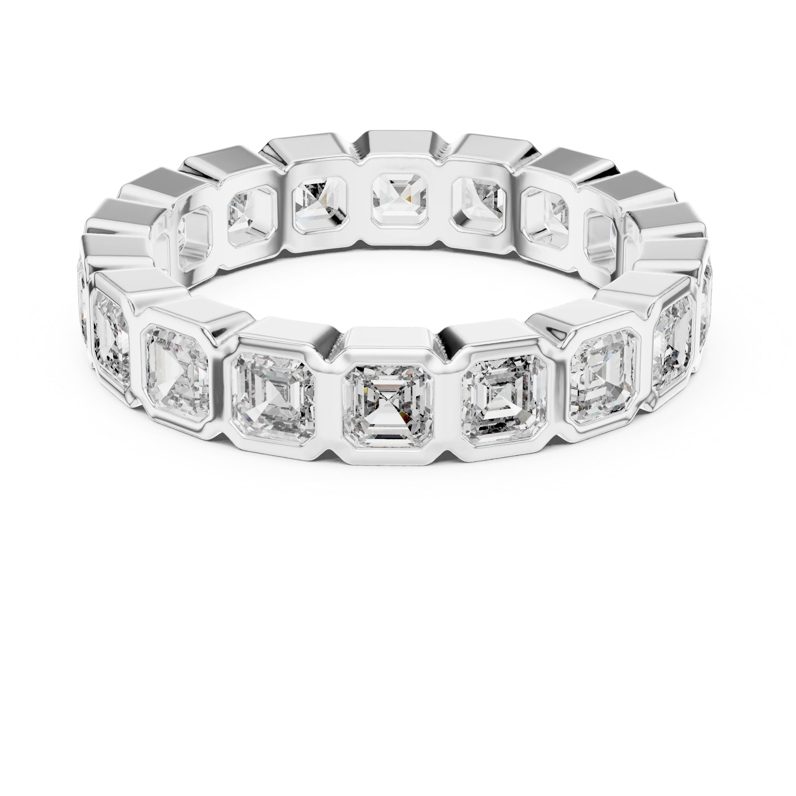 Emerald-Cut Diamond Eternity Band