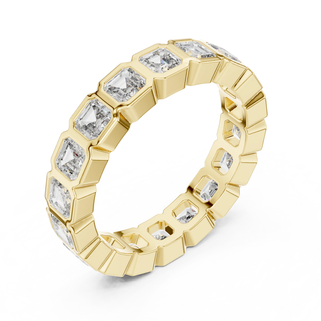 Emerald-Cut Diamond Eternity Band