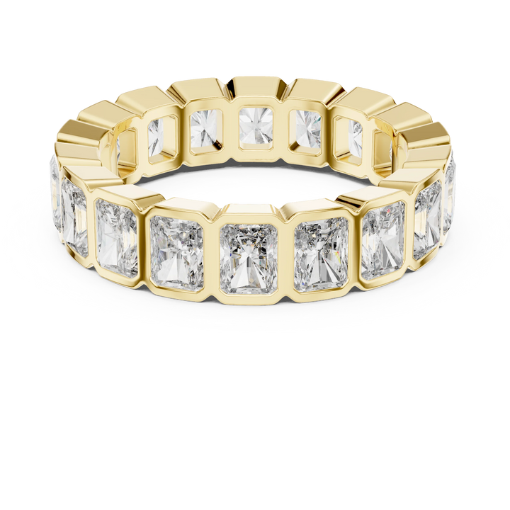 Radiant Bezel-Set Diamond Eternity Band