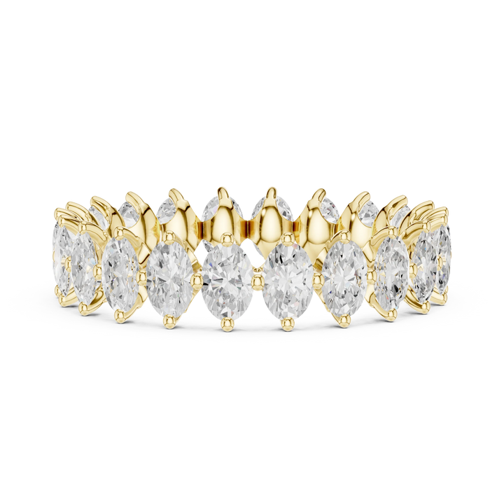 Marquise Prong-Set Diamond Eternity Band