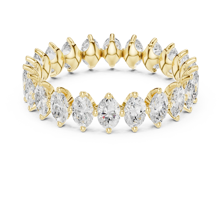 Marquise Prong-Set Diamond Eternity Band
