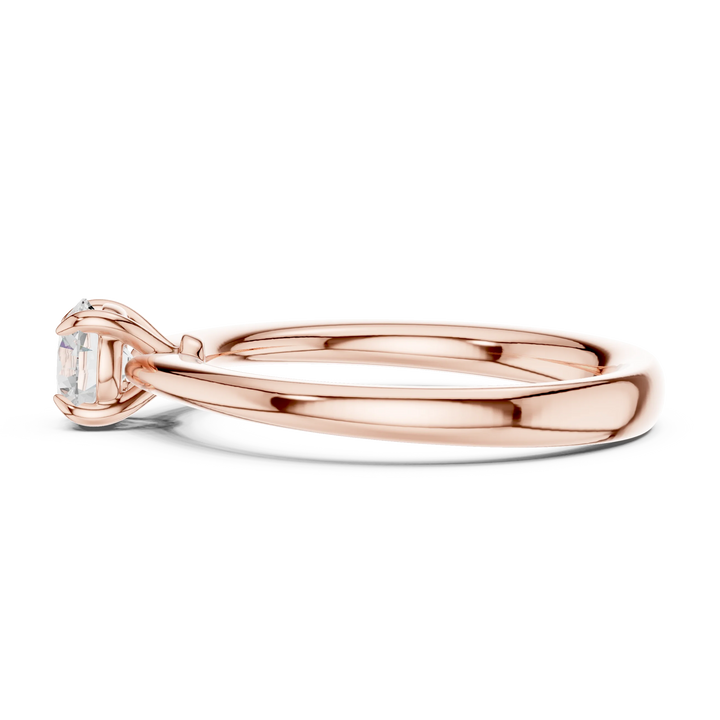 Round-Cut Solitaire Diamond Ring