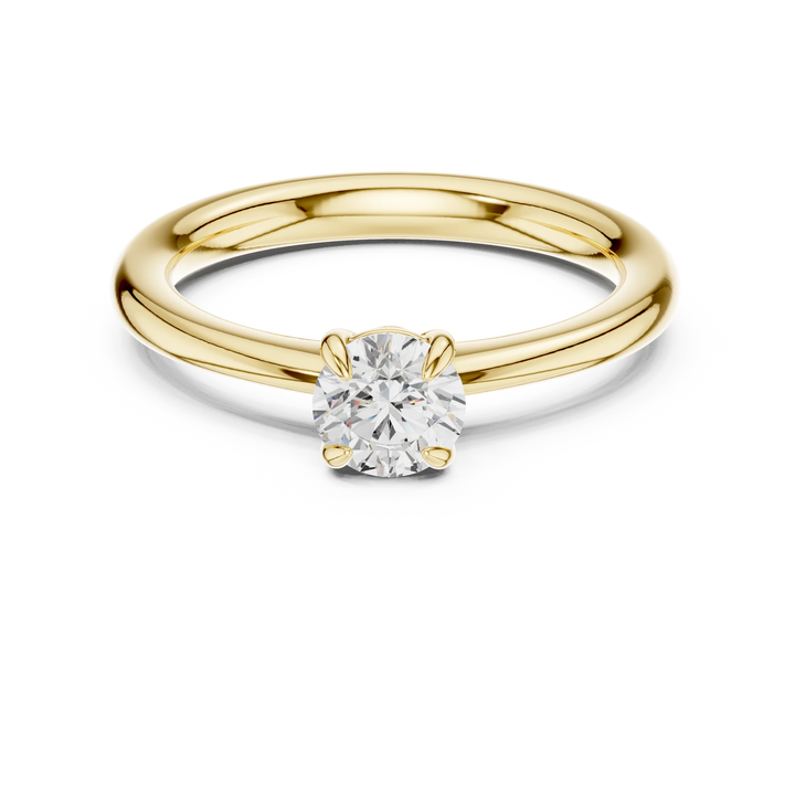 Round-Cut Solitaire Diamond Ring