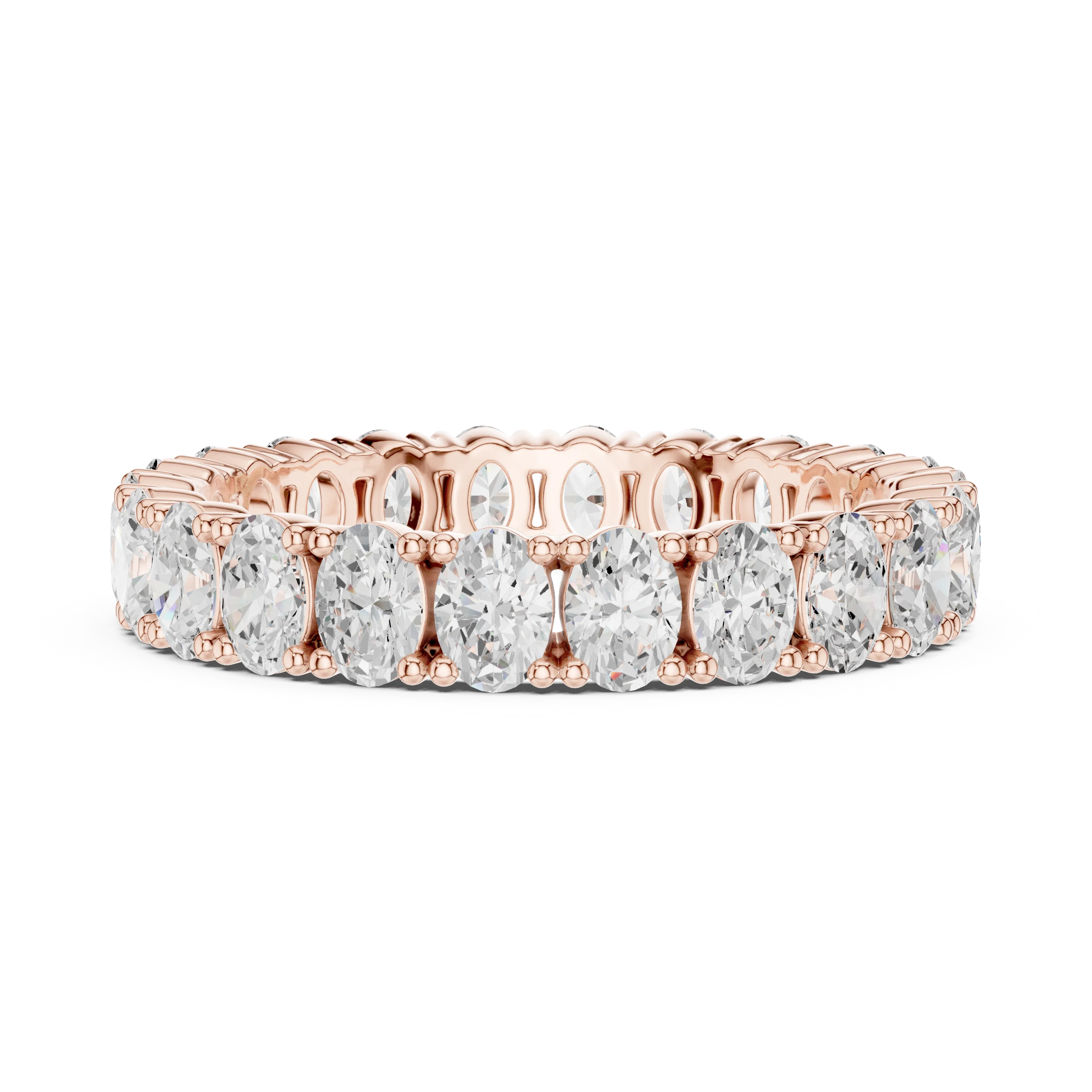 Oval Diamond Eternity Band