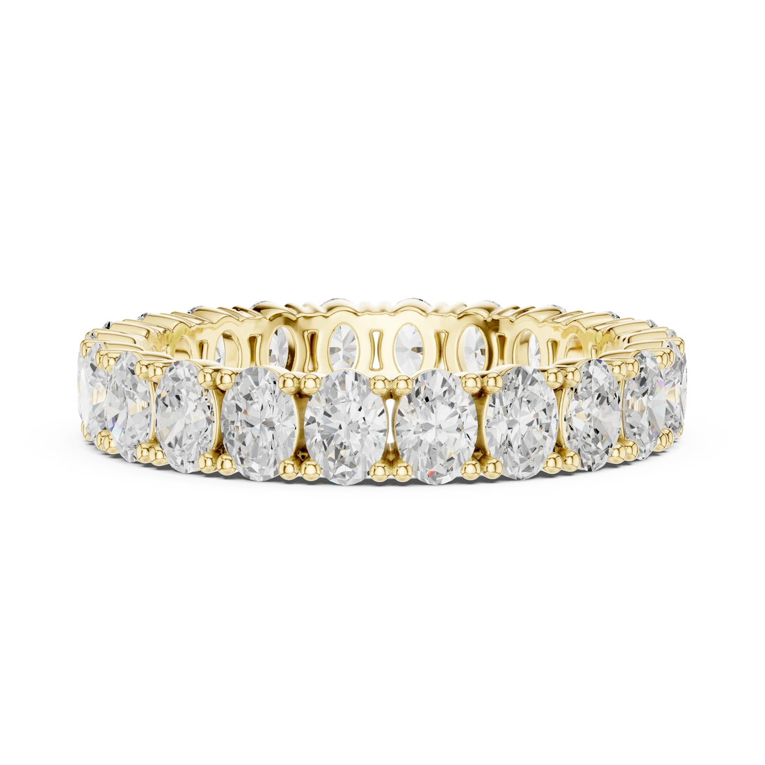 Oval Diamond Eternity Band