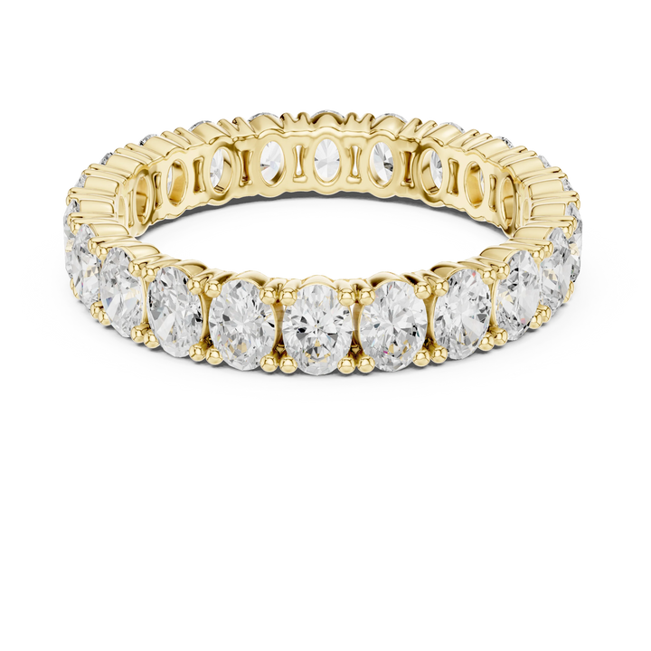 Oval Diamond Eternity Band