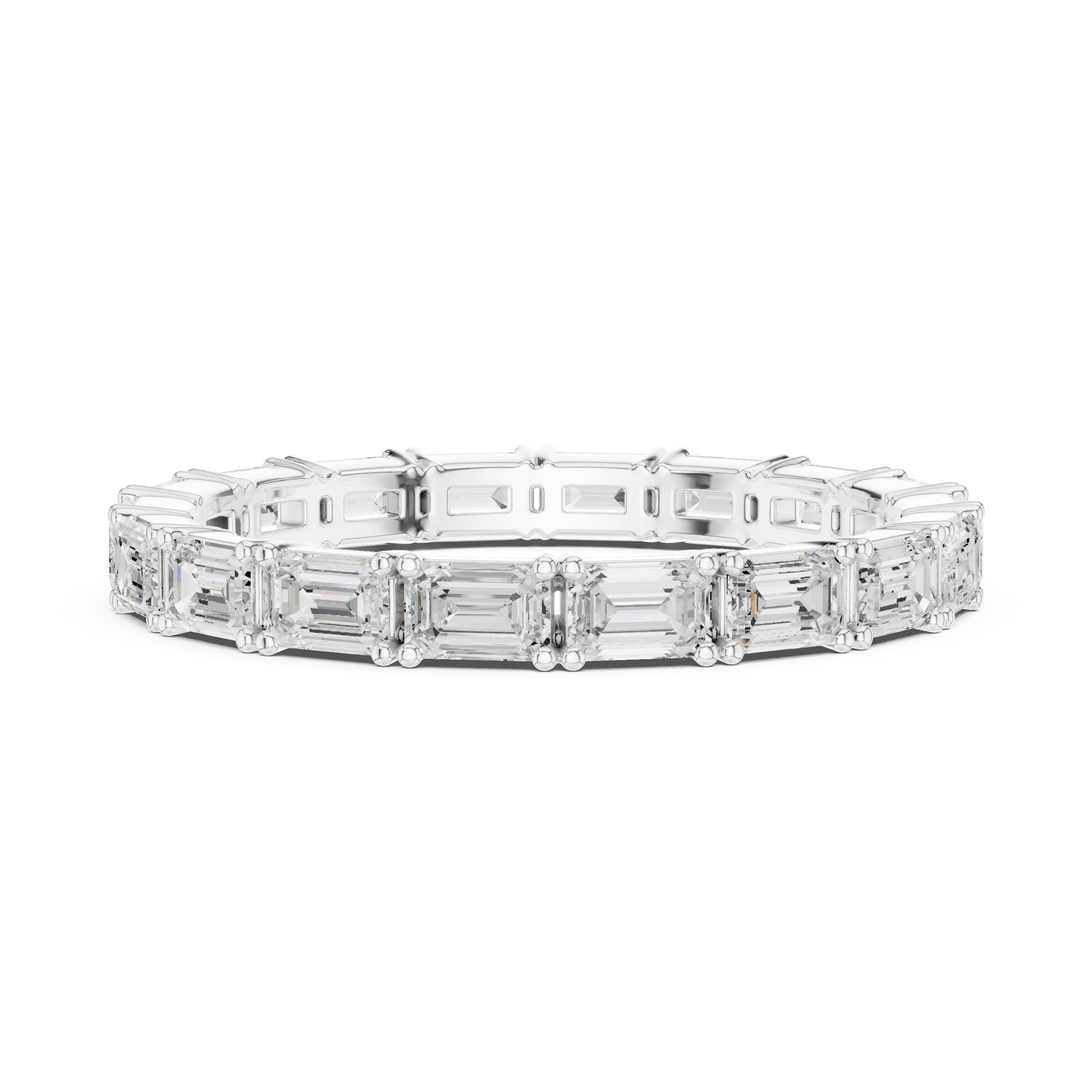 Emerald Diamond Eternity Band