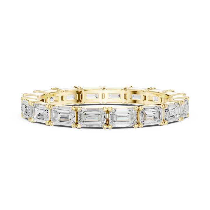 Emerald Diamond Eternity Band