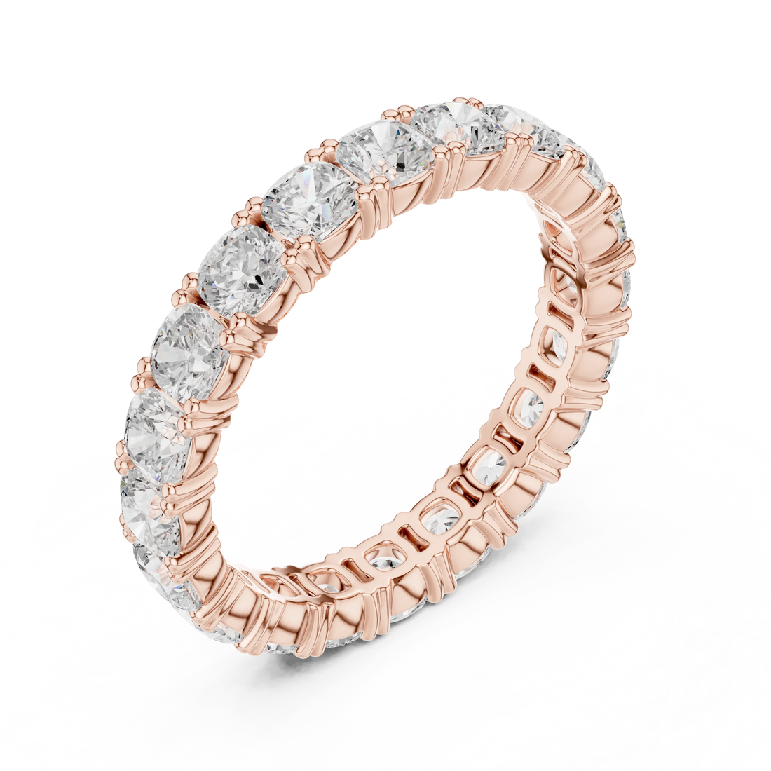 Cushion Diamond Full Eternity Band