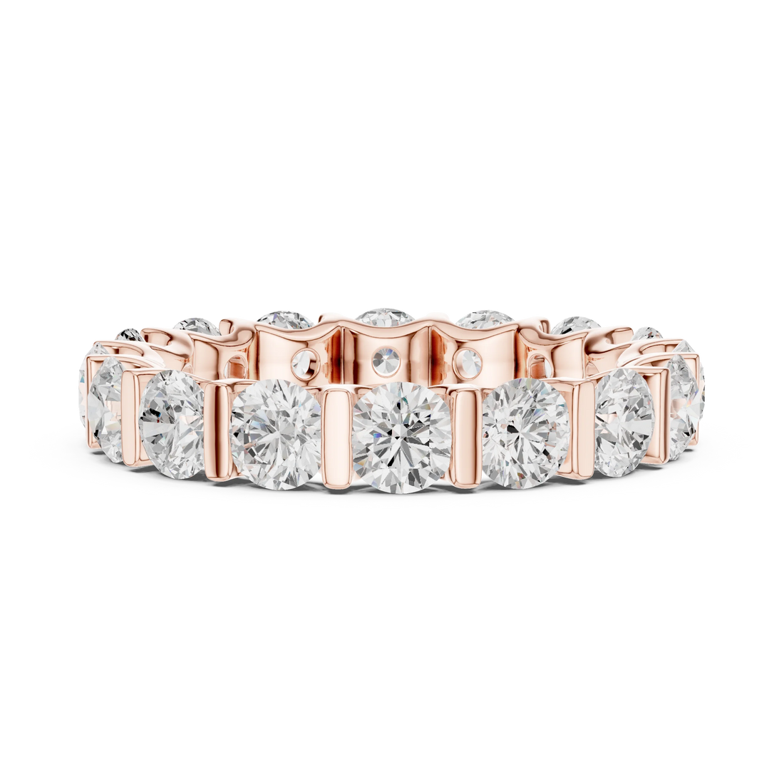Round Diamond Eternity Band