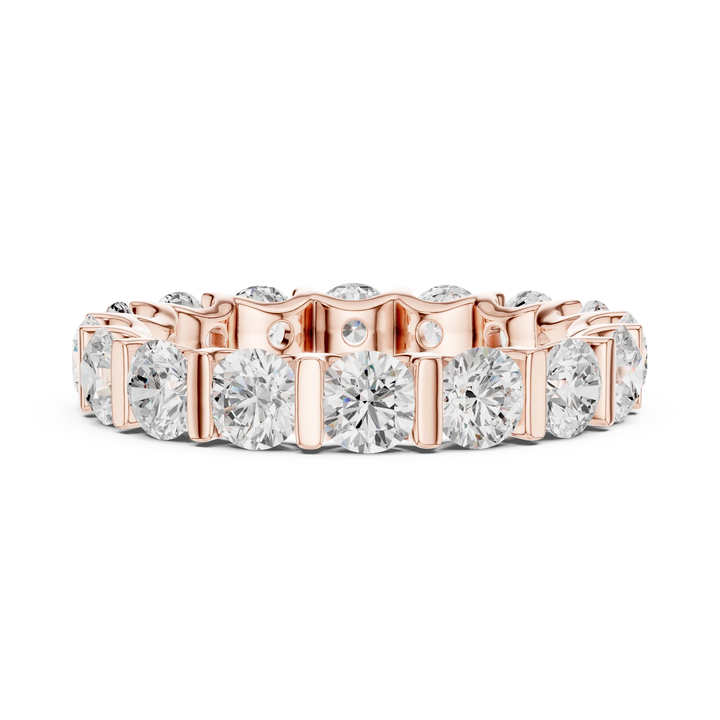 Round Diamond Eternity Band