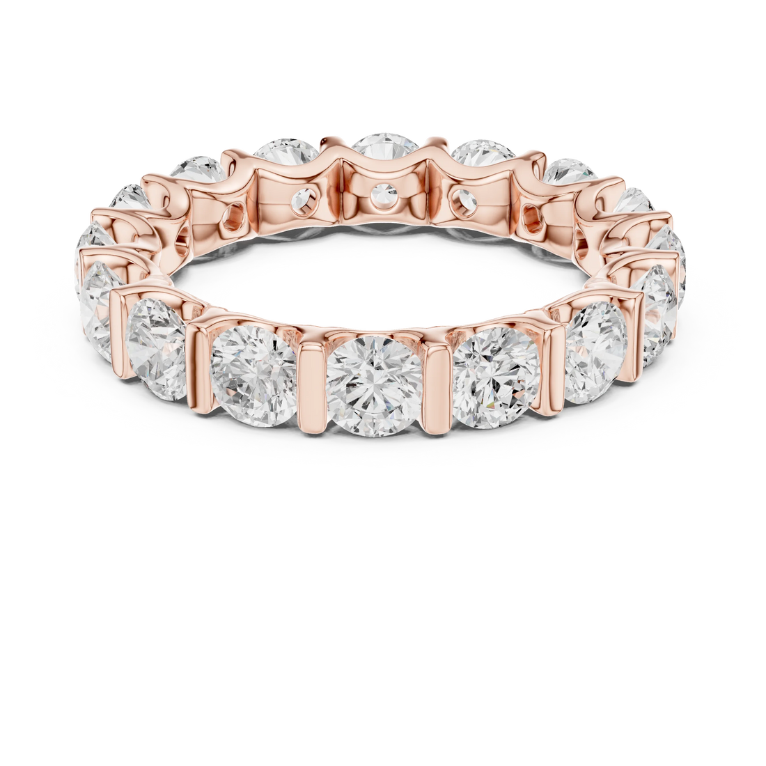 Round Diamond Eternity Band