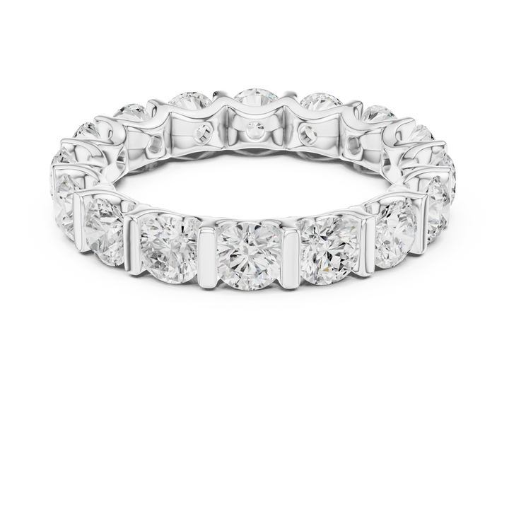 Round Diamond Eternity Band