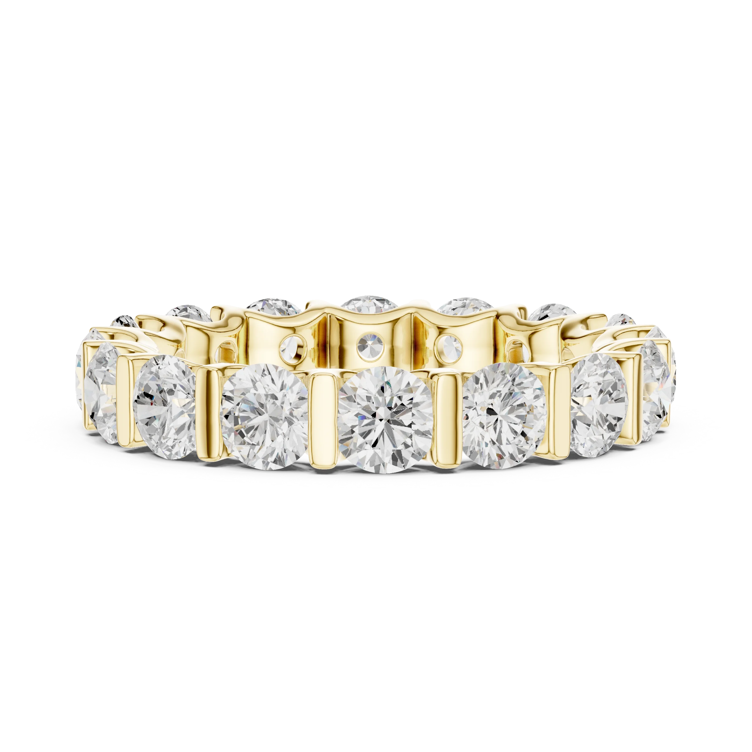 Round Diamond Eternity Band