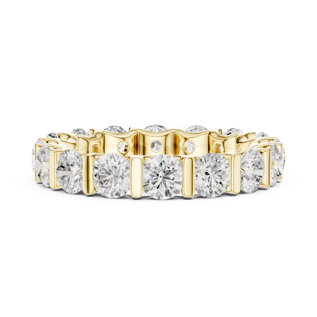 Round Diamond Eternity Band