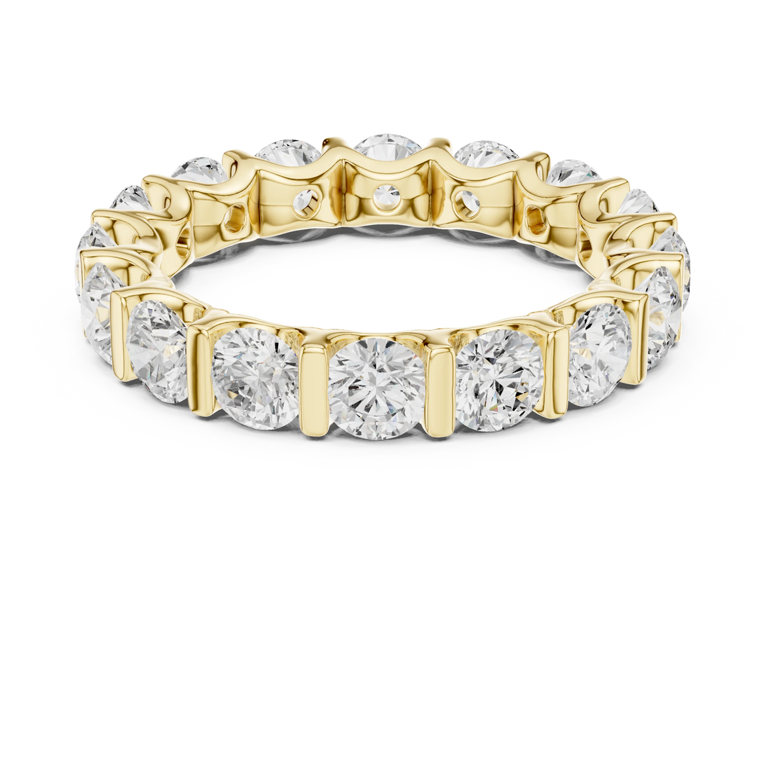 Round Diamond Eternity Band