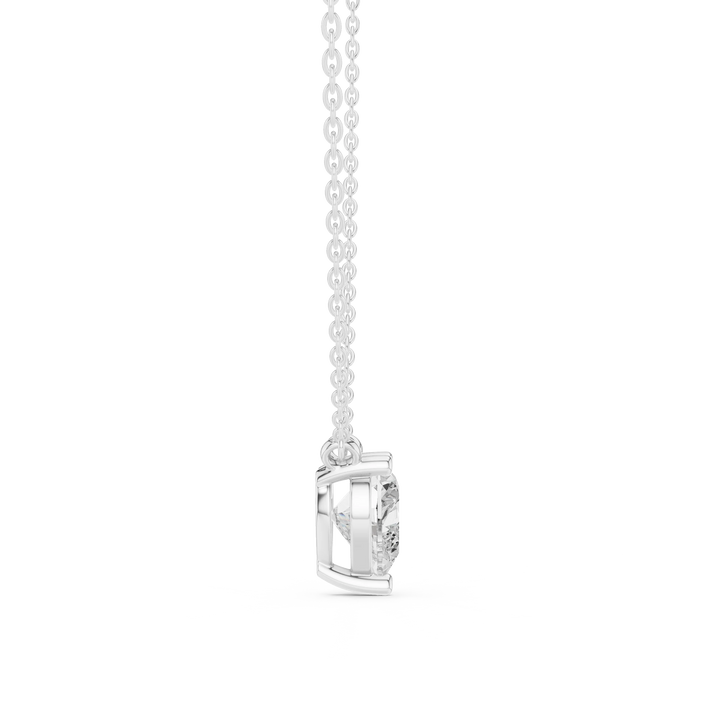 Pure Heart Solitaire Diamond Pendant