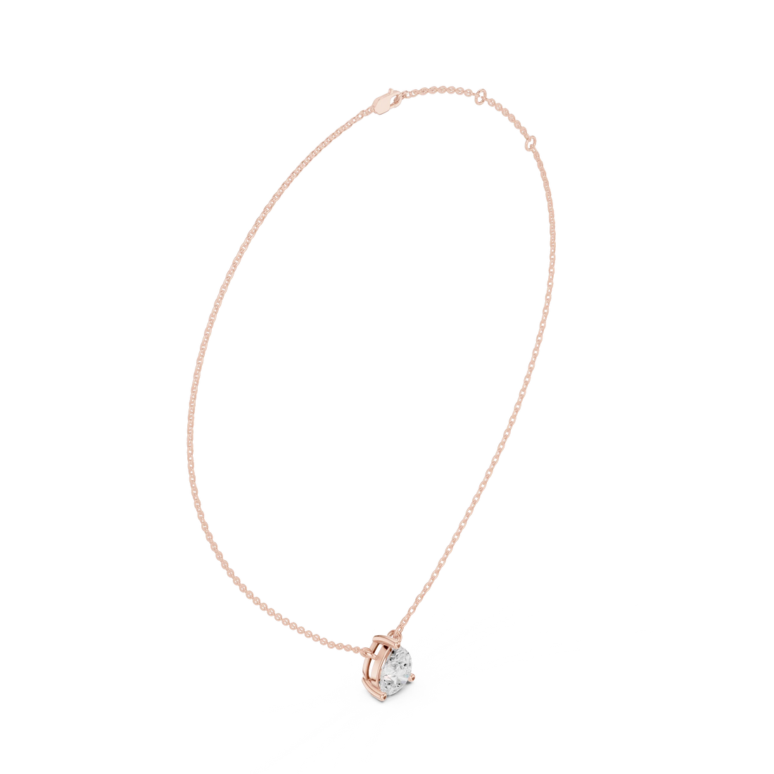 Grace Drop Pear Diamond Pendant