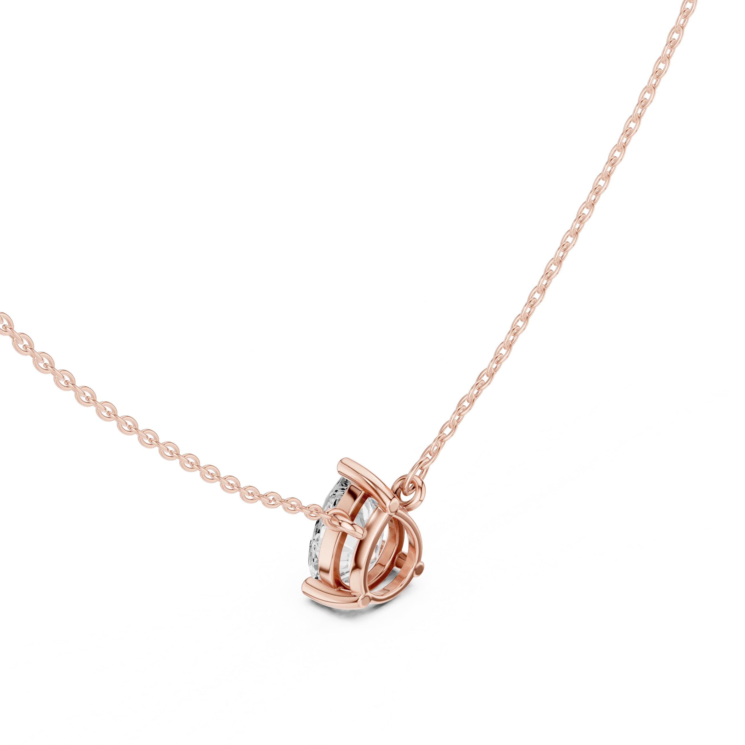 Grace Drop Pear Diamond Pendant