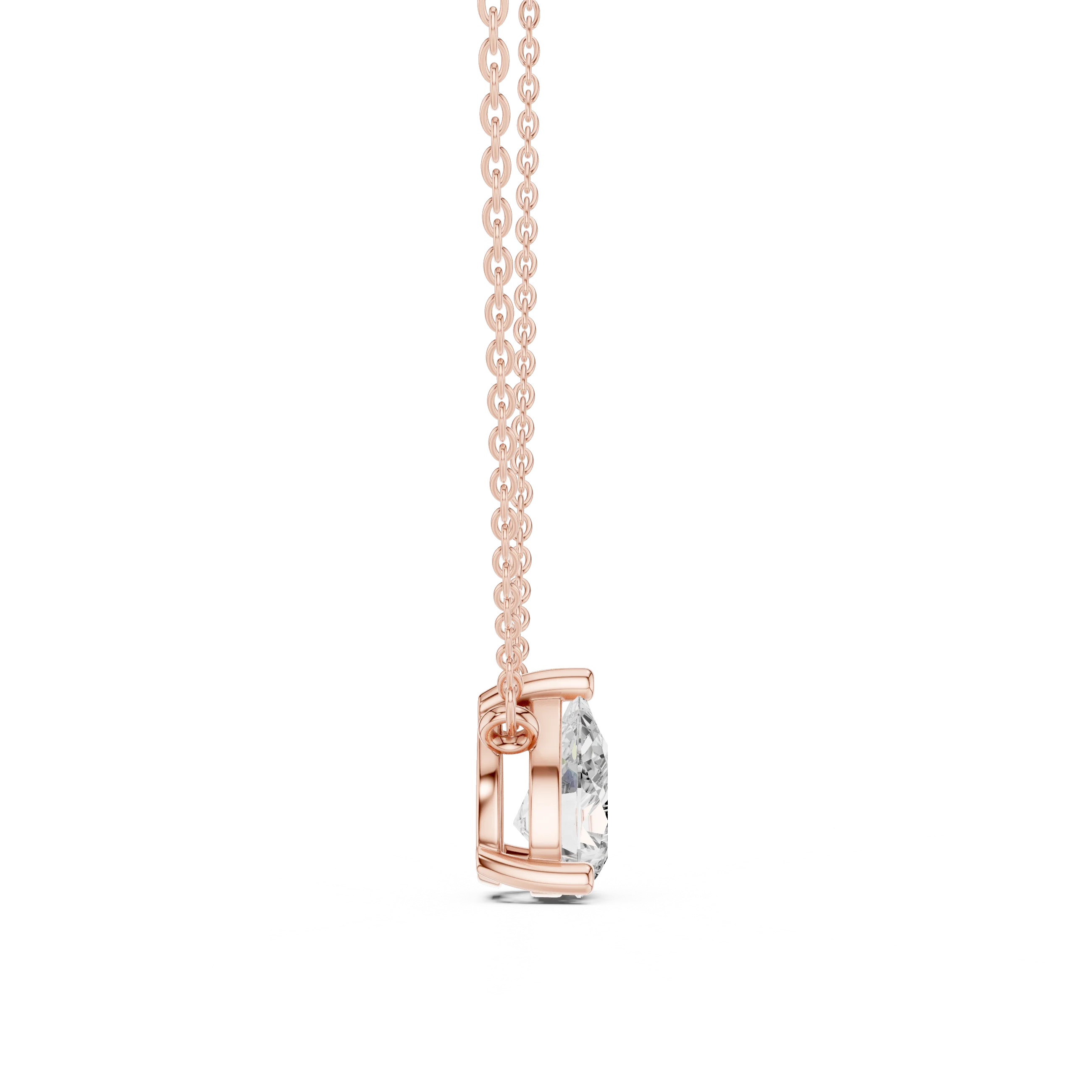 Grace Drop Pear Diamond Pendant