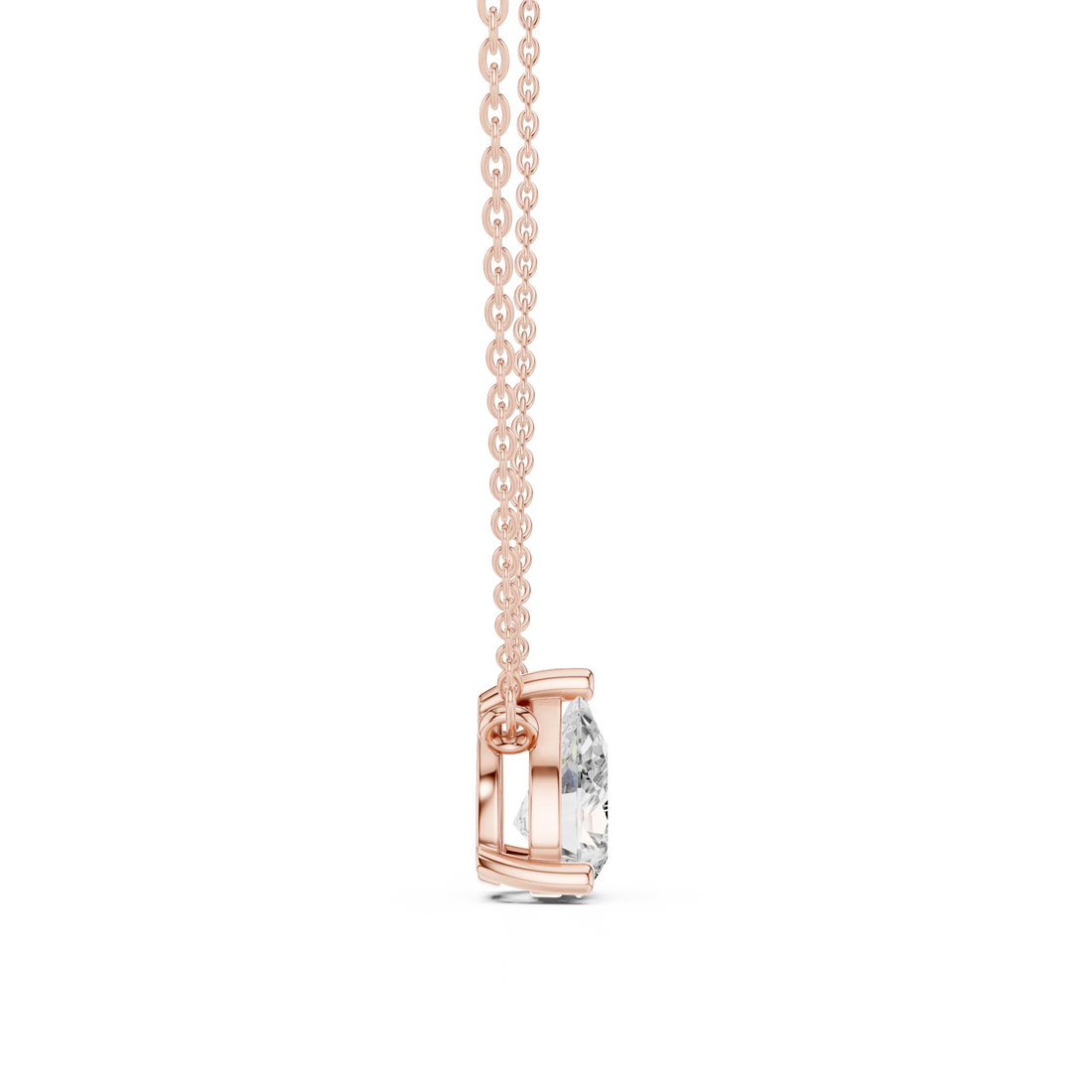Grace Drop Pear Diamond Pendant