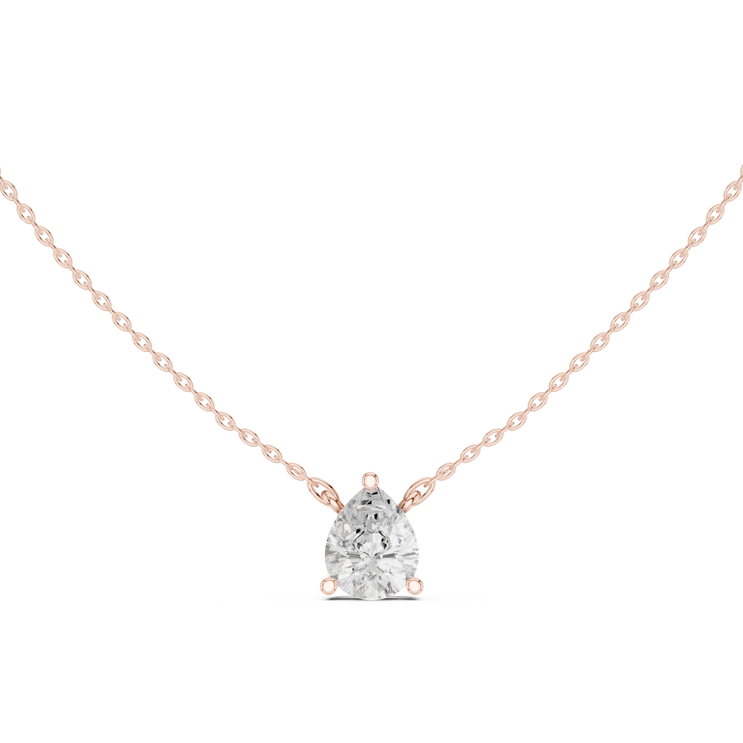 Grace Drop Pear Diamond Pendant