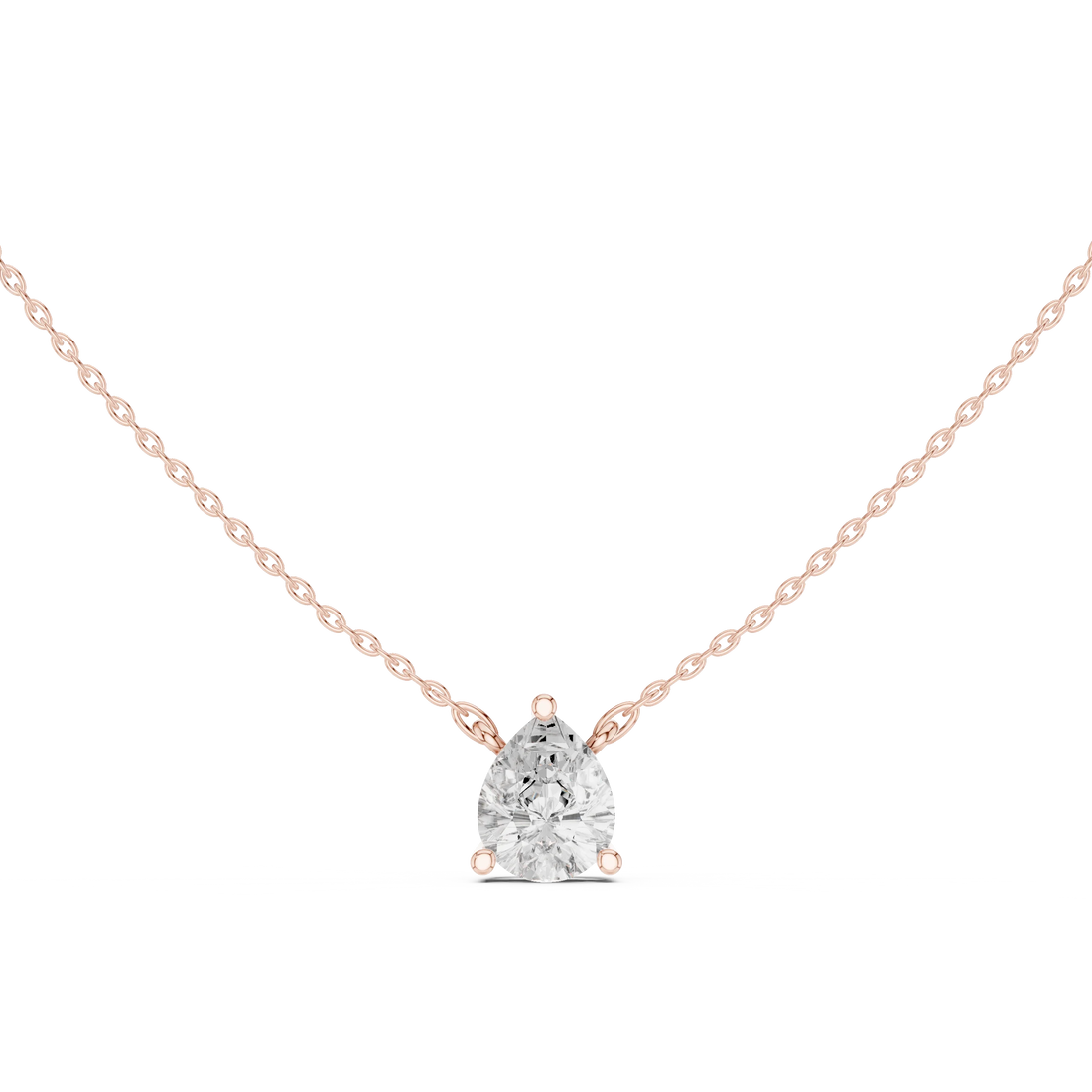 Grace Drop Pear Diamond Pendant