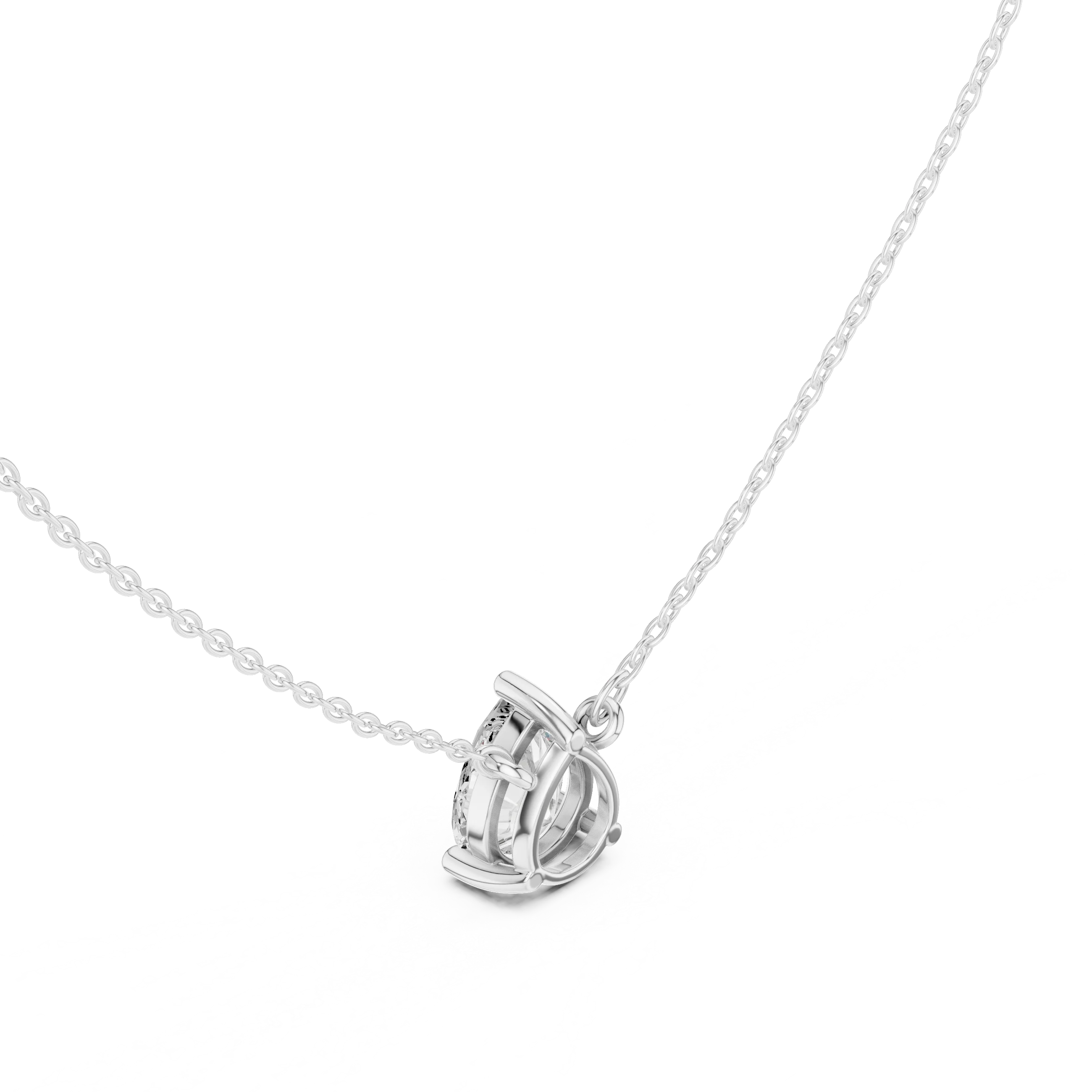 Grace Drop Pear Diamond Pendant