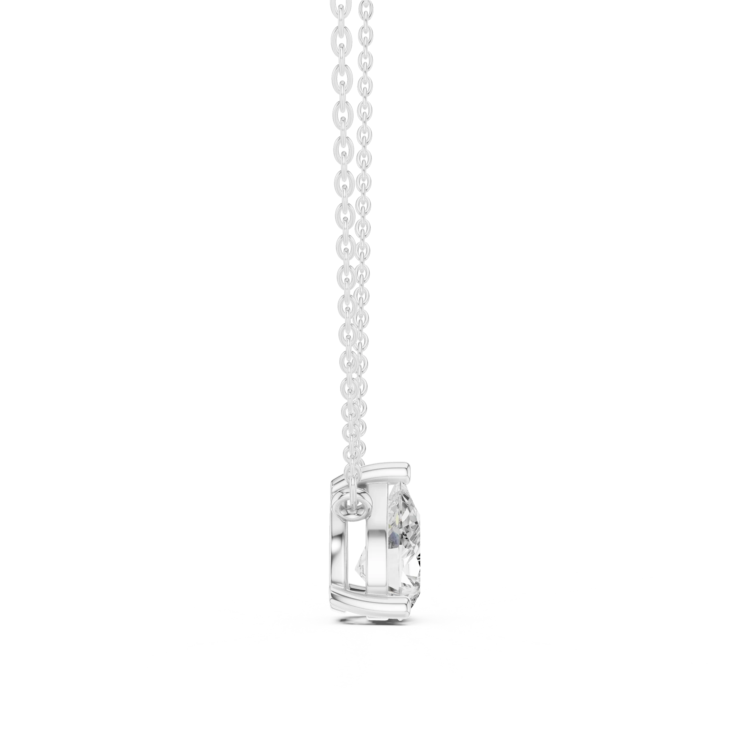 Grace Drop Pear Diamond Pendant