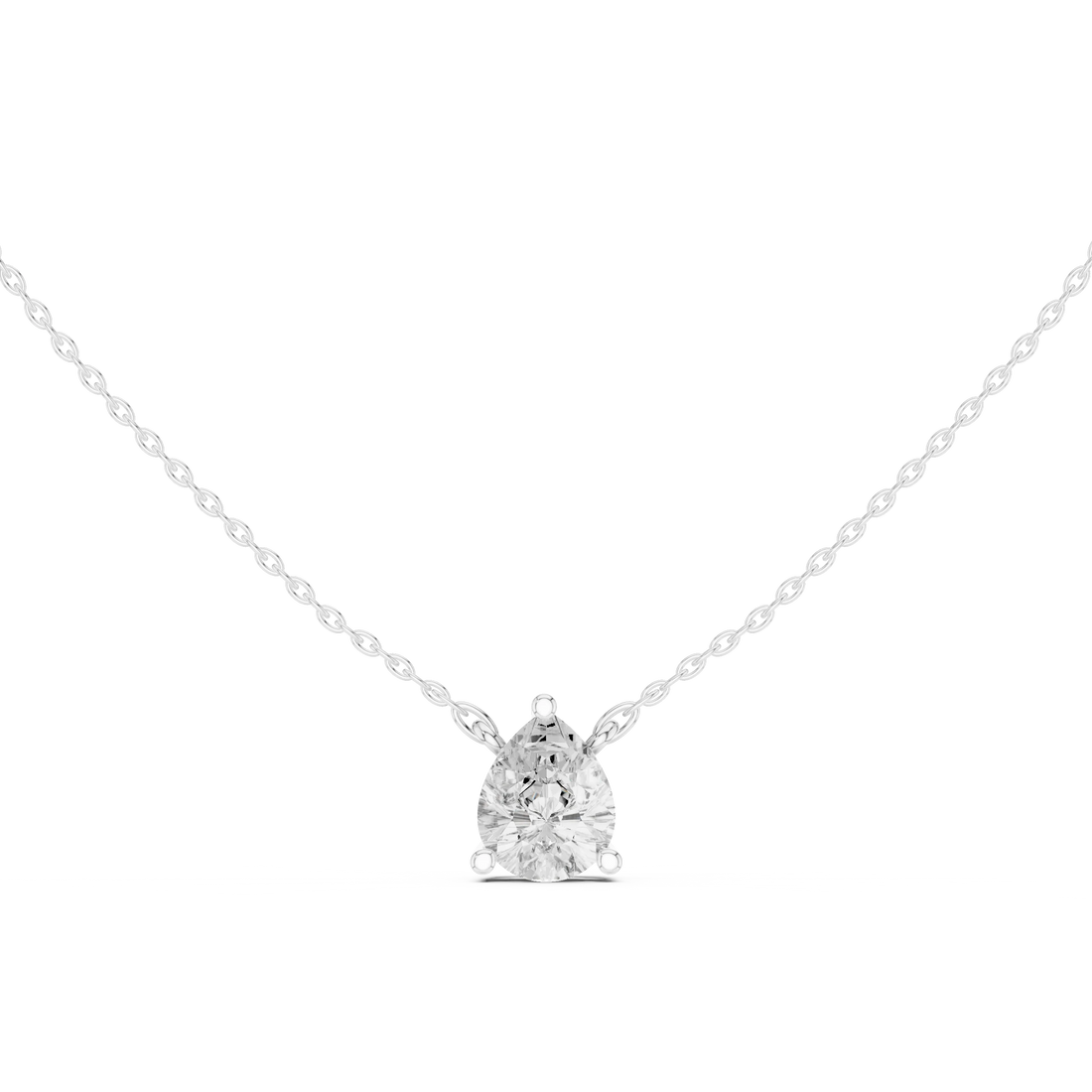 Grace Drop Pear Diamond Pendant