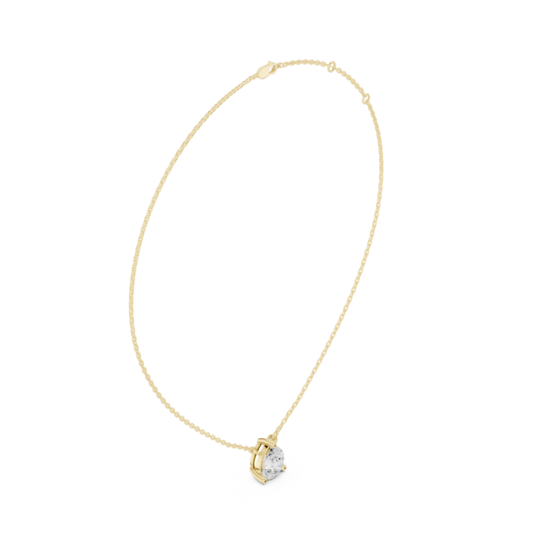 Grace Drop Pear Diamond Pendant