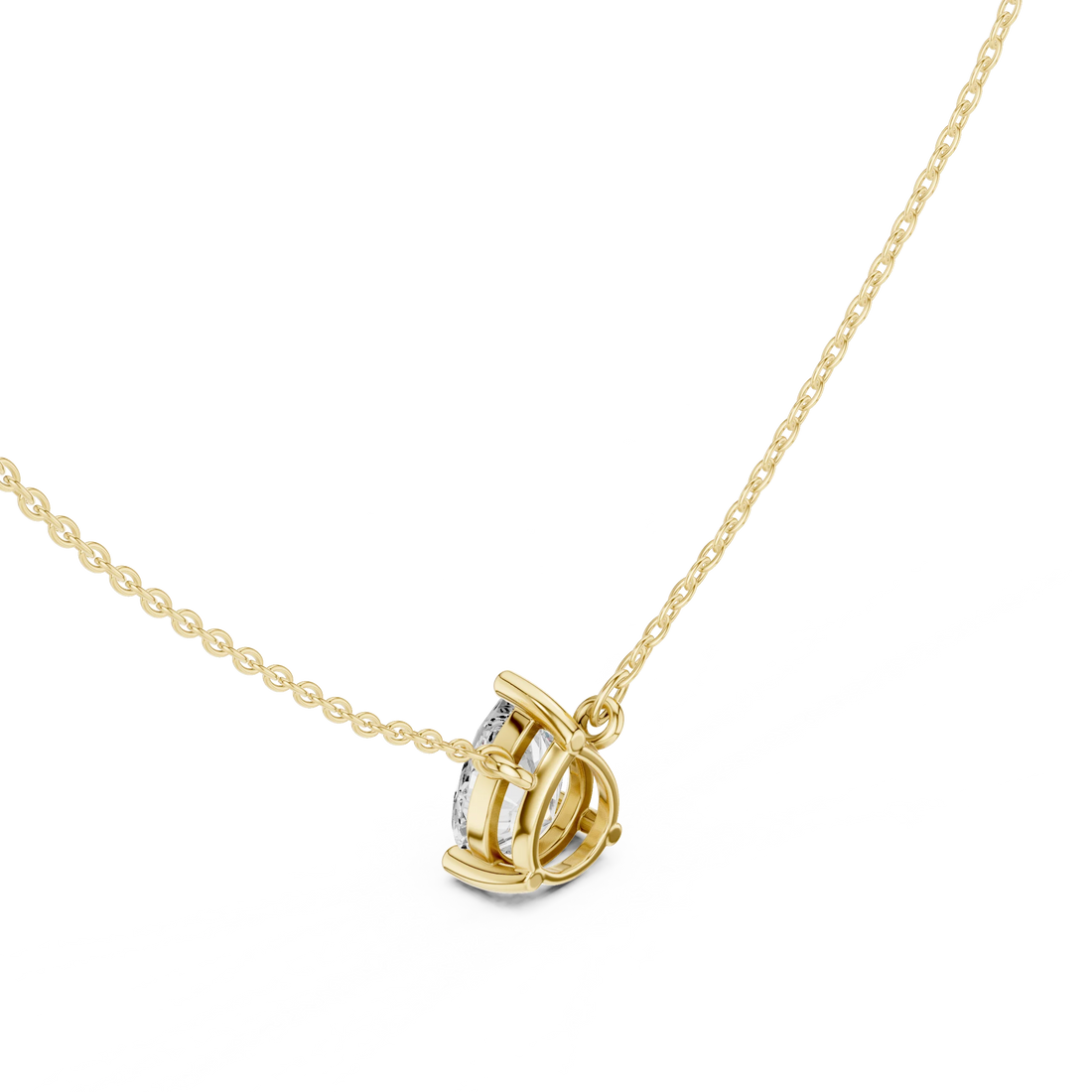 Grace Drop Pear Diamond Pendant