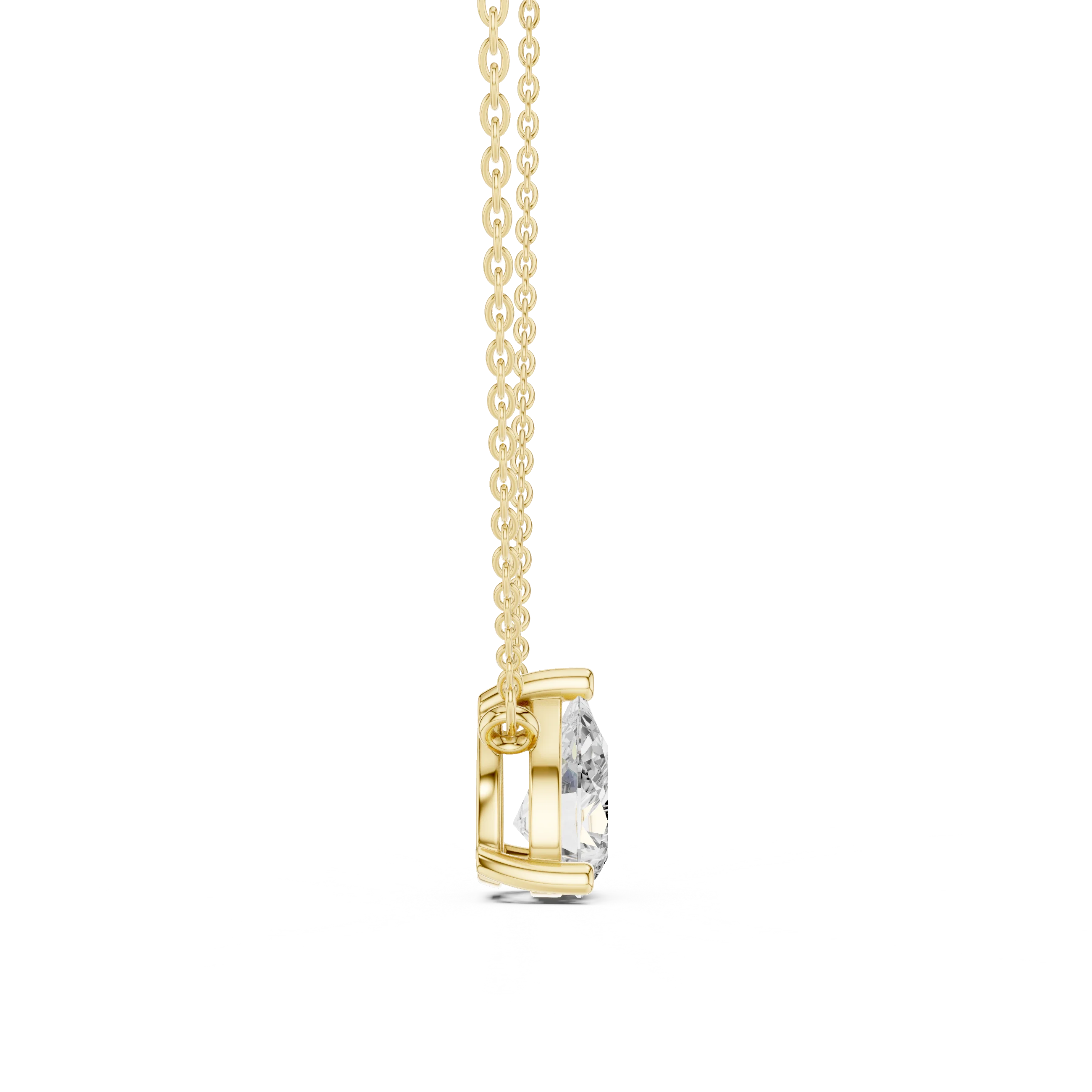Grace Drop Pear Diamond Pendant