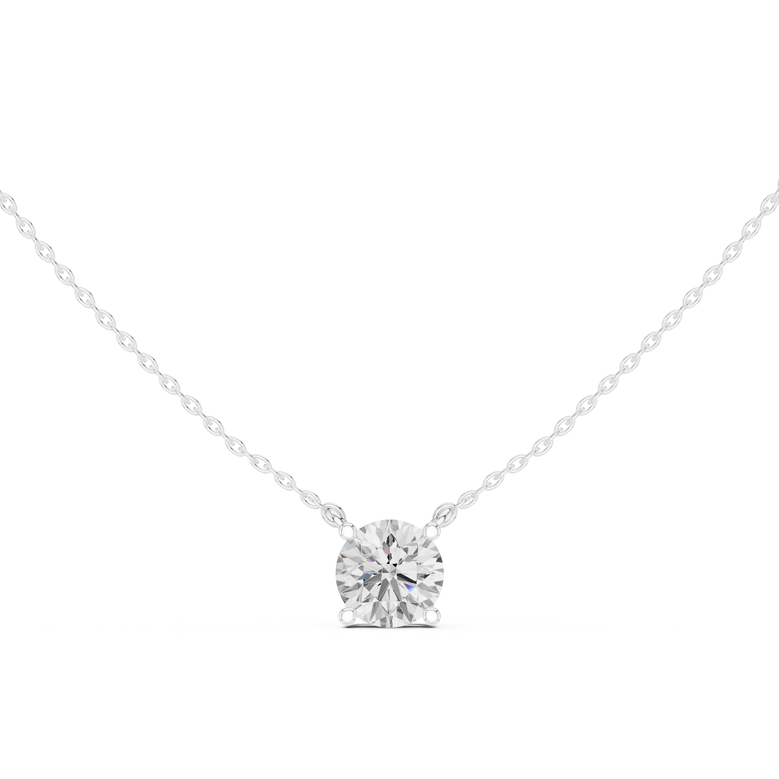 Timeless Spark Solitaire Diamond Pendant