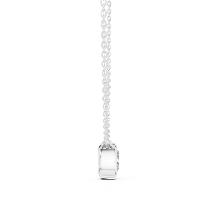 Aurora Cushion Bezel Diamond Pendant