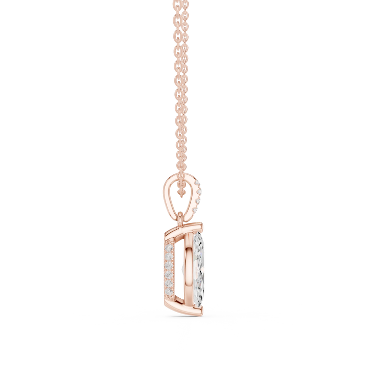 Astra Marquise Solitaire Diamond Pendant