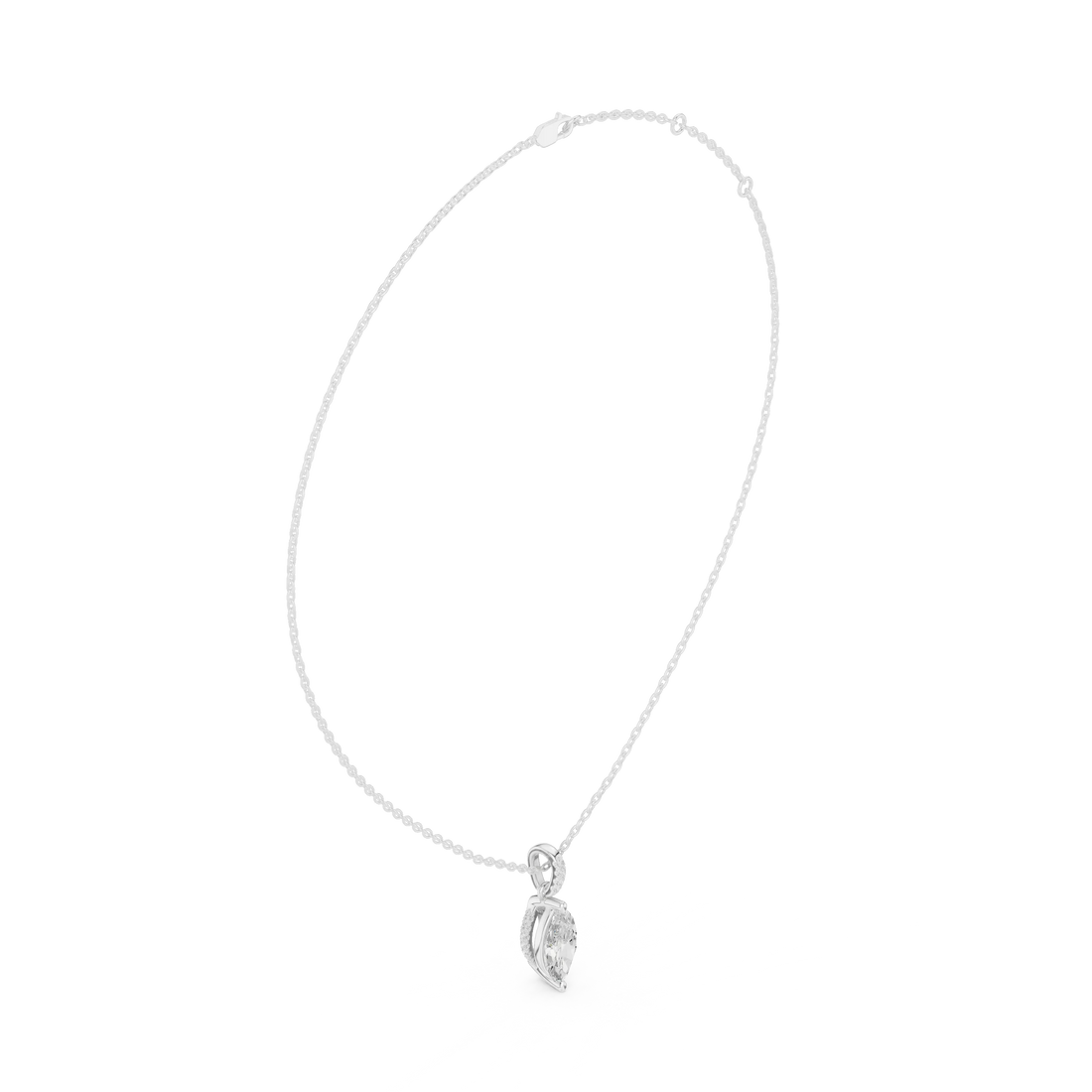 Astra Marquise Solitaire Diamond Pendant